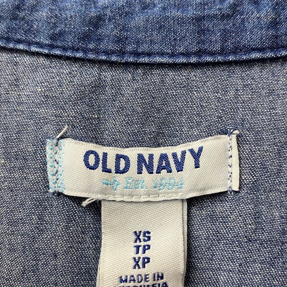 💙Old Navy • denim dress • XS • EUC - Picture 3 of 5